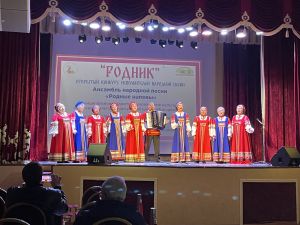 Открытый конкурс исполнителей народной песни «Родник» прошёл в Назарьево