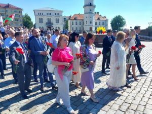 Делегация Одинцовского городского округа приняла участие в торжественных мероприятиях к 757-летию Могилёва - города-побратима Звенигорода