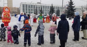 «Зимние забавы» на Центральной площади города Одинцово и в парке Звенигорода