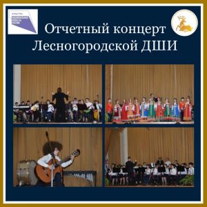 Отчётный концерт Лесногородской детской школы искусств